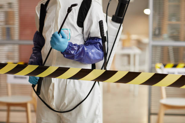 Professional Biohazard Cleanup technician working in Dacono, CO